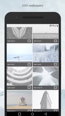 Dark Void Pro - Black Icons screenshot1