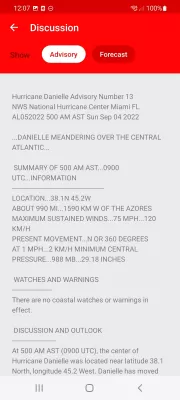 My Hurricane Tracker Pro screenshot1