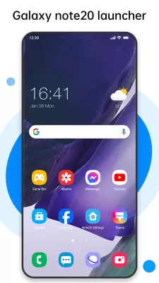 Perfect Galaxy Note20 Launcher screenshot2