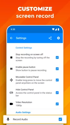 Screen Recorder: Facecam Audio screenshot1