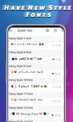 Stylish Fonts Keyboard screenshot1