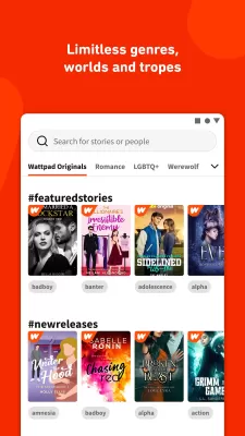 Wattpad screenshot1