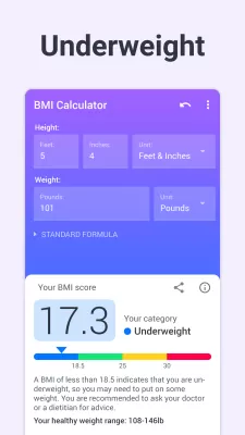 BMI Calculator Body Mass Index screenshot2
