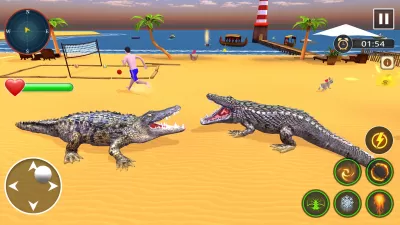 Animal Crocodile Attack Sim screenshot3
