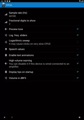 Frequency Sound Generator screenshot1
