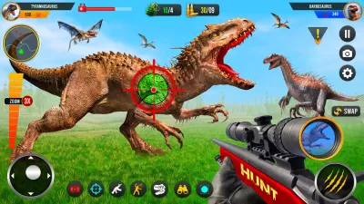 Wild Dino Hunting Jungle Games screenshot2