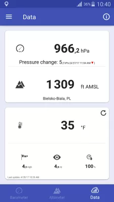 Barometer & Altimeter screenshot2