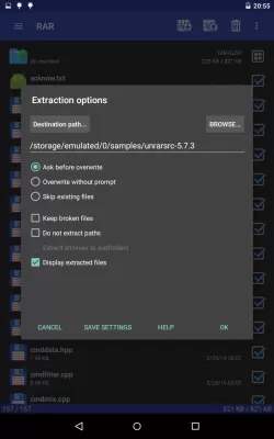 RAR screenshot3