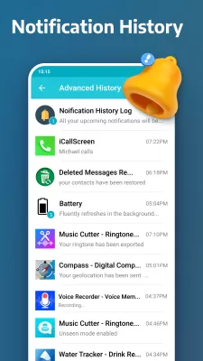 Notification History Log screenshot1