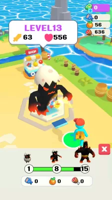 Monster Evolution Run & Battle screenshot2