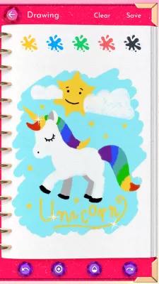 Unicorn Diary (lock - PIN) screenshot1