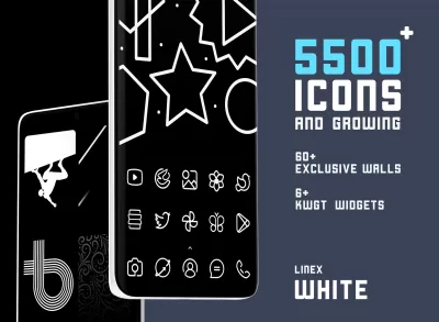 LineX White Icon Pack screenshot1