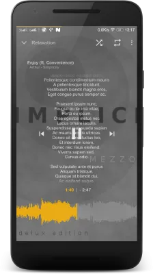 Music Player Mezzo screenshot2