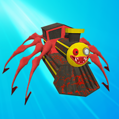 Merge Spider Train MOD APK icon