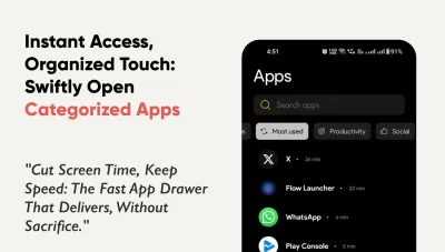 Flow Minimalist Launcher screenshot2