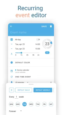 Sectograph screenshot4