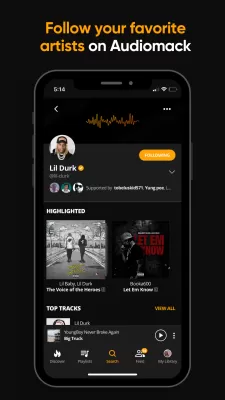 Audiomack screenshot2