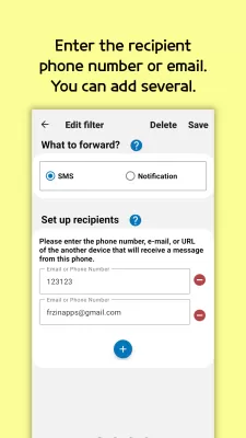 SMS Forwarder screenshot1