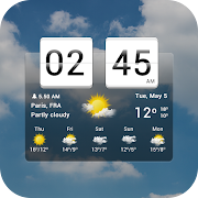 Sense Flip Clock & Weather MOD APK icon