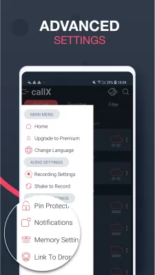 Call Recorder - callX screenshot2