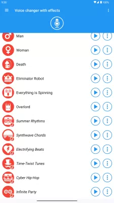 Voice changer with effects screenshot2