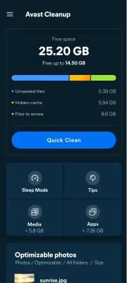 Avast Cleanup screenshot1