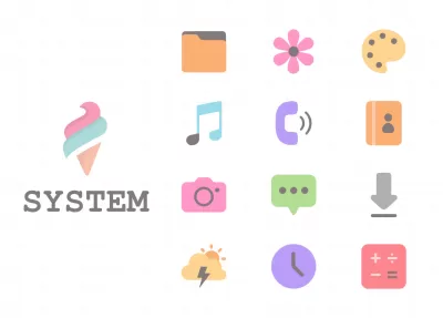 Cream IconPack screenshot3