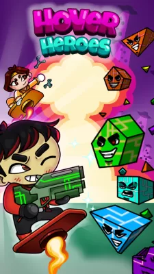 Hover Heroes: Sky Bounce War screenshot1