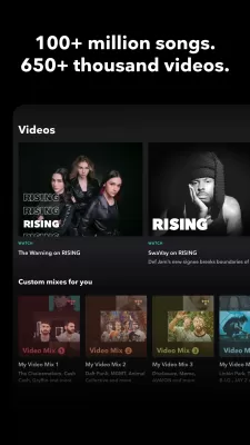 TIDAL Music screenshot1