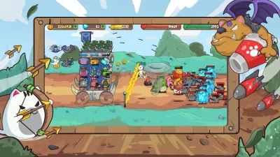 CatnRobot Idle TD: Battle Cat screenshot2
