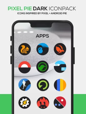Pixel DARK Icon Pack screenshot2