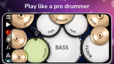 Drum Solo Studio: drums set screenshot1