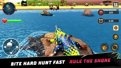 Animal Crocodile Attack Sim screenshot4