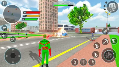 Police Robot Rope Hero Game 3d screenshot1