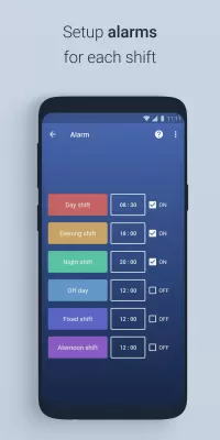 Shift Work Schedule Calendar screenshot1