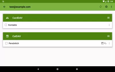 DAVx⁵ screenshot3