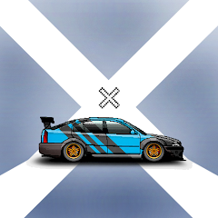 Pixel X Racer MOD APK icon