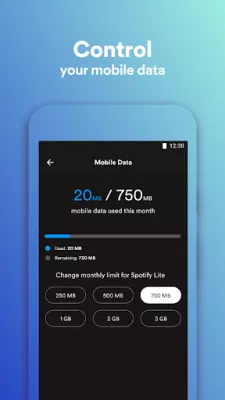 Spotify Lite screenshot1