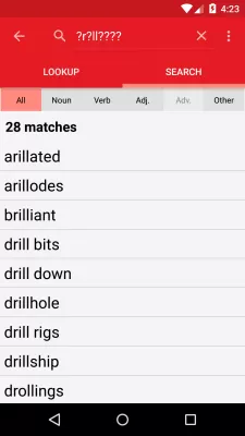 Chambers Dictionary screenshot1