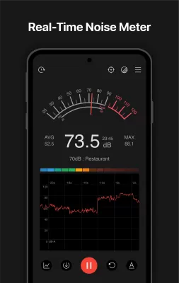 Sound meter : SPL & dB meter screenshot1