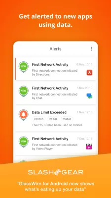 GlassWire Data Usage Monitor screenshot3