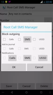Root Call SMS Manager screenshot1