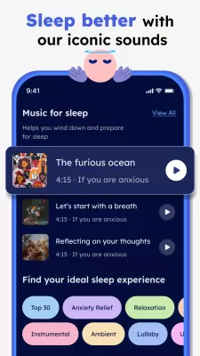 Calm Sleep Sounds & Tracker screenshot1
