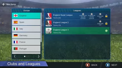 Pro League Soccer screenshot1
