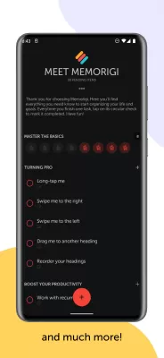Memorigi screenshot3