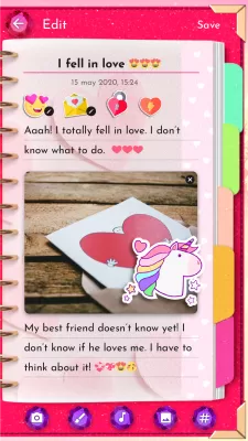 Unicorn Diary (lock - PIN) screenshot2
