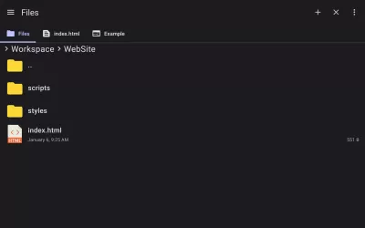 WebCode - html, css, js ide screenshot1