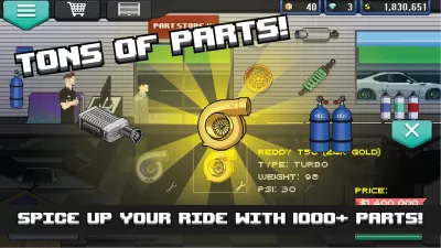 Pixel Car Racer screenshot2
