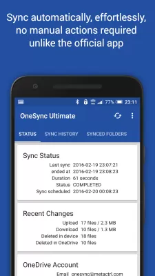 OneSync screenshot3