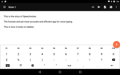 Speechnotes - Speech To Text screenshot1